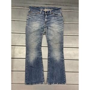 Vintage Levis 529 Jeans Womens 30X29 Blue Light Wash Denim Bootcut Low Rise